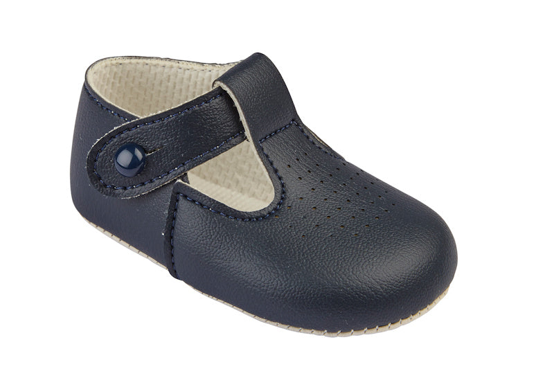 Navy Baby Shoe