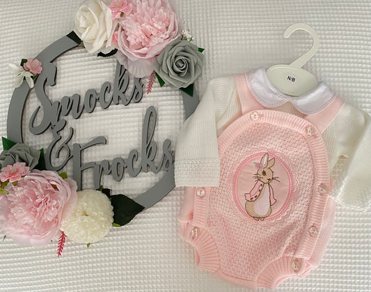 Rabbit Knitted Romper Set - 25/610
