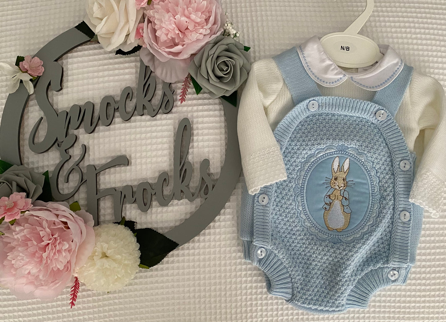 Rabbit Knitted Romper Set - 25/610