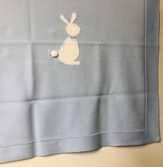 Granlei Fine Knitted Bunny Design Blankets