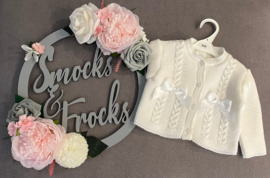 Girls Bow Detail Cardigan - MC907