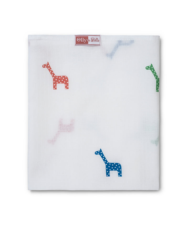 Ollie and Belle - Muslin Square - 4 Designs