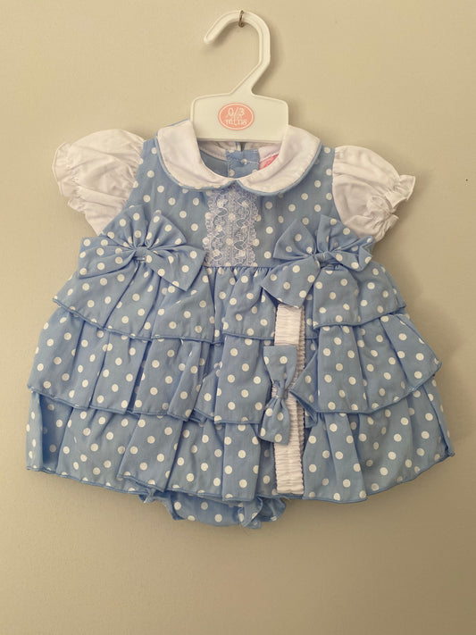 3 Piece Spotted Dress Set - W22023A