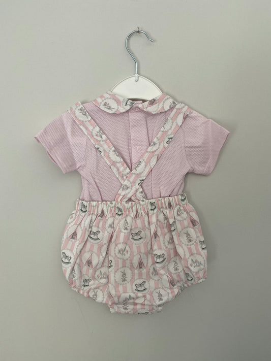 Pink Dungaree Set - DBV22630
