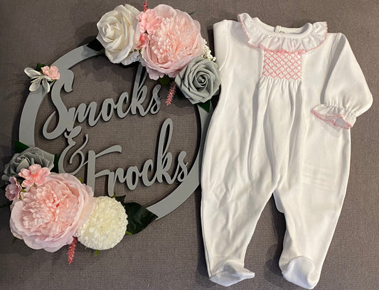 Smocked Babygrow - 022LA-586