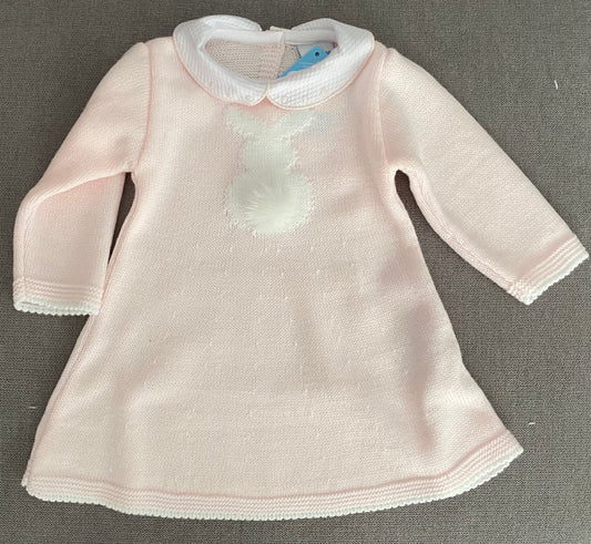 Knitted Dress with Rabbit Detail - 022VE-324