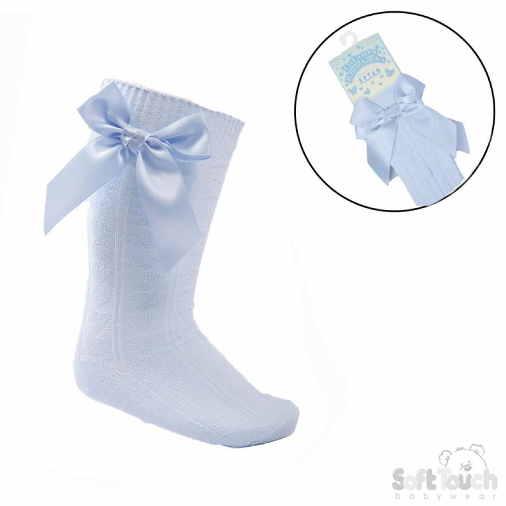 Knee High Socks with Bow Detail