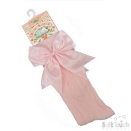 Knee High Socks with Bow Detail