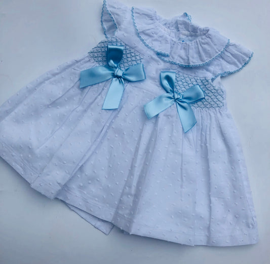 Smocked Dresses with Bow Detail
