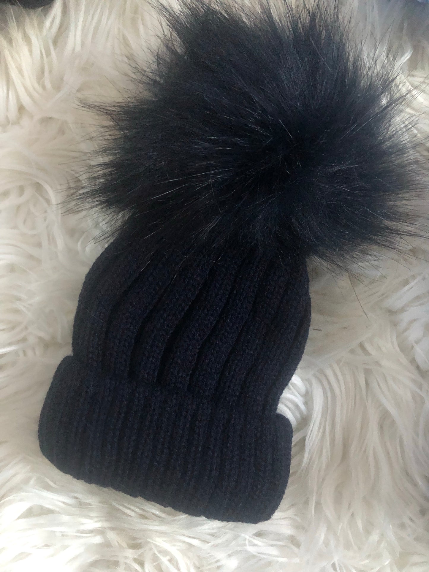 Pom Pom Ribbed Hats