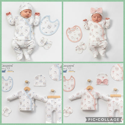 Adorable 5 Piece Cotton Set with Fairground Detail