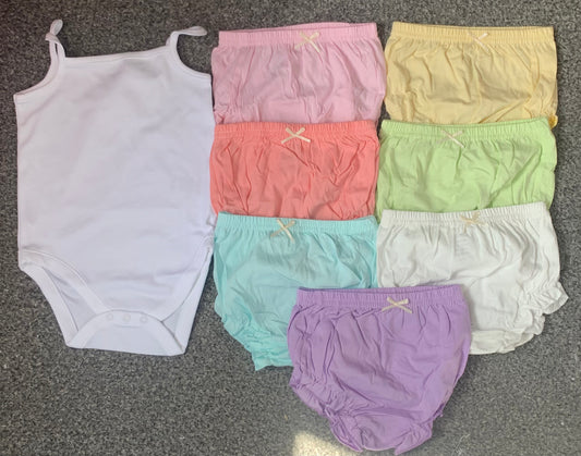 Girls Vest and Bloomer Set