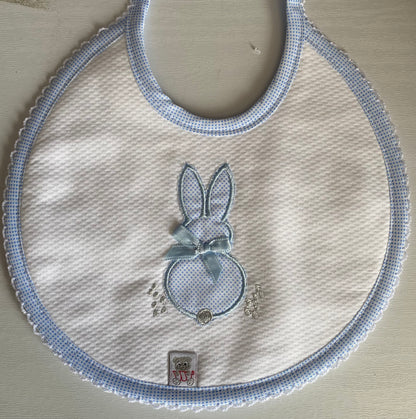 Bunny Embroidered Bibs - BAB5