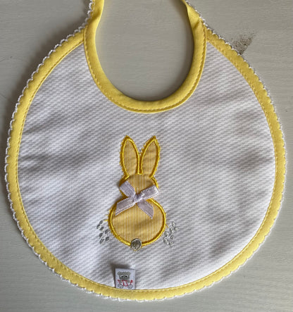 Bunny Embroidered Bibs - BAB5