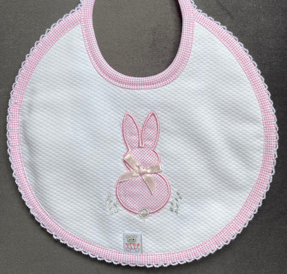 Bunny Embroidered Bibs - BAB5