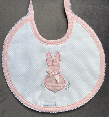 Bunny Embroidered Bibs - BAB5