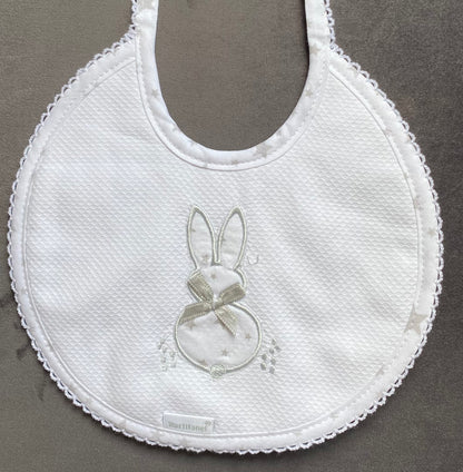 Bunny Embroidered Bibs - BAB5