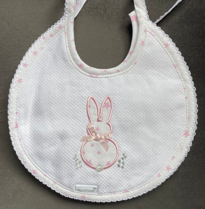 Bunny Embroidered Bibs - BAB5