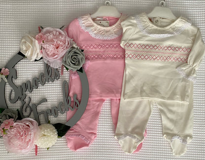 Girls Smocked 2 Piece Set