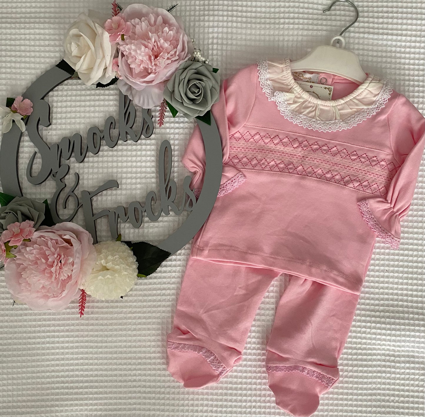 Girls Smocked 2 Piece Set
