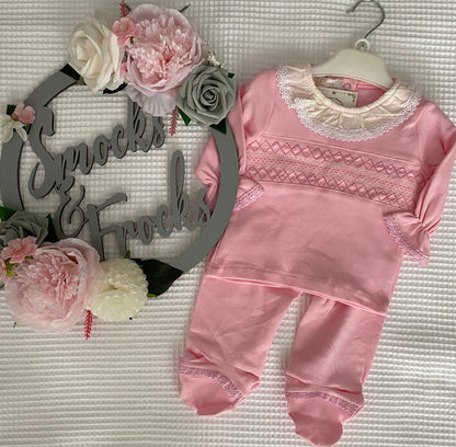 Girls Smocked 2 Piece Set