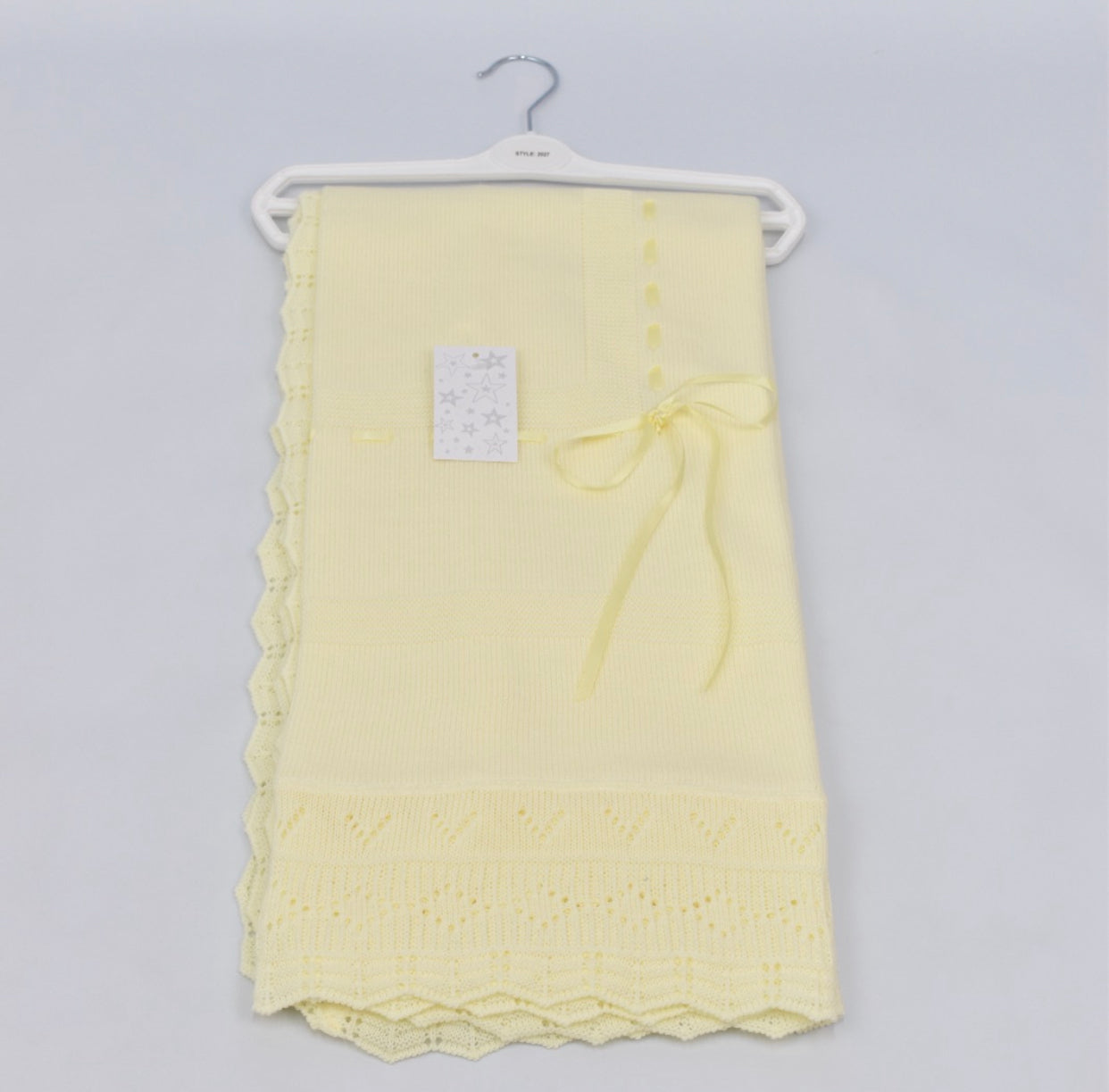 Ribbon Detail Plain Shawls - 2027