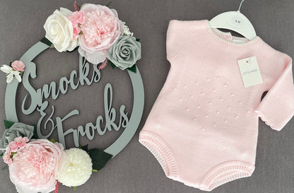 Long Sleeve Knitted Romper - P7205
