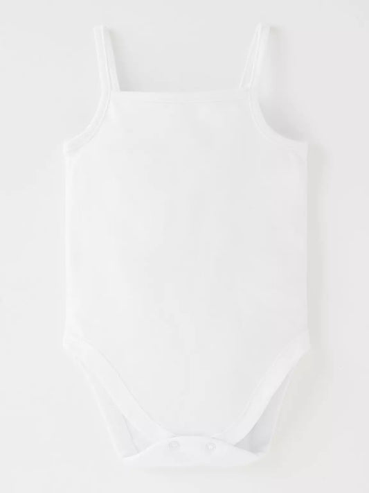 Girls White Vest