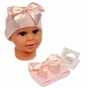 Girls Knitted Headband with Bow - 3 Colours