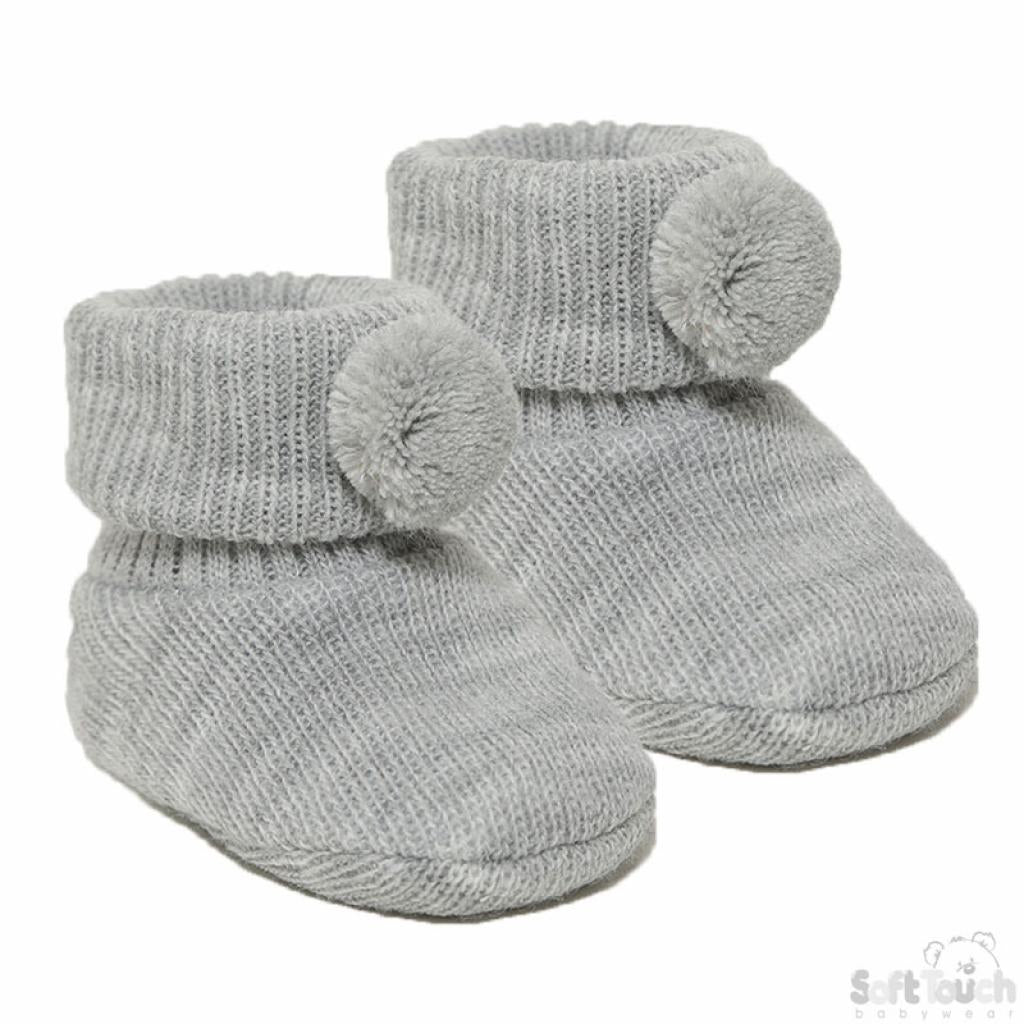 Pom Pom Booties - STS408