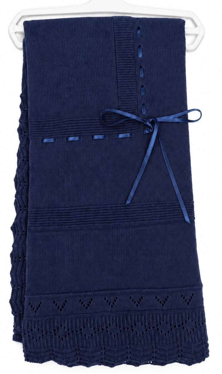 Ribbon Detail Plain Shawls - 2027