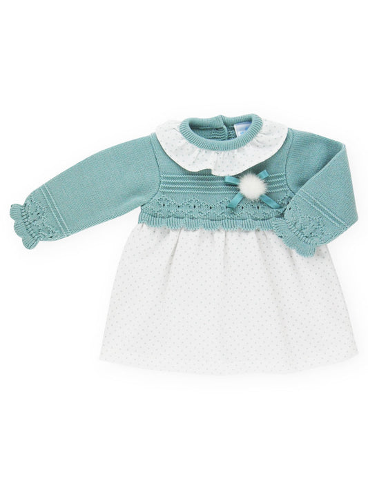Green Dress with Star Detail - 022RF-743