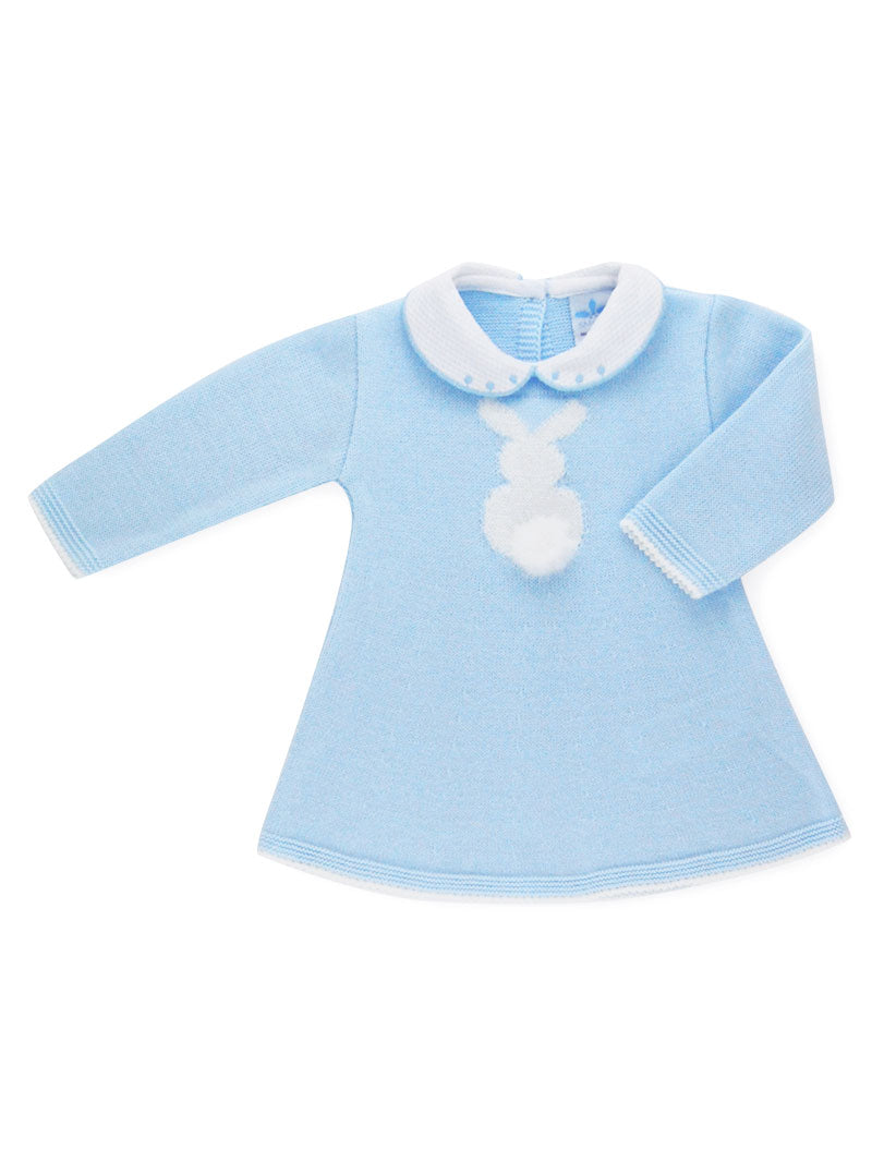 Knitted Dress with Rabbit Detail - 022VE-324