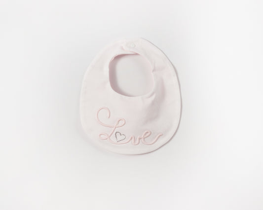 White and Pink Bib - DBV221216
