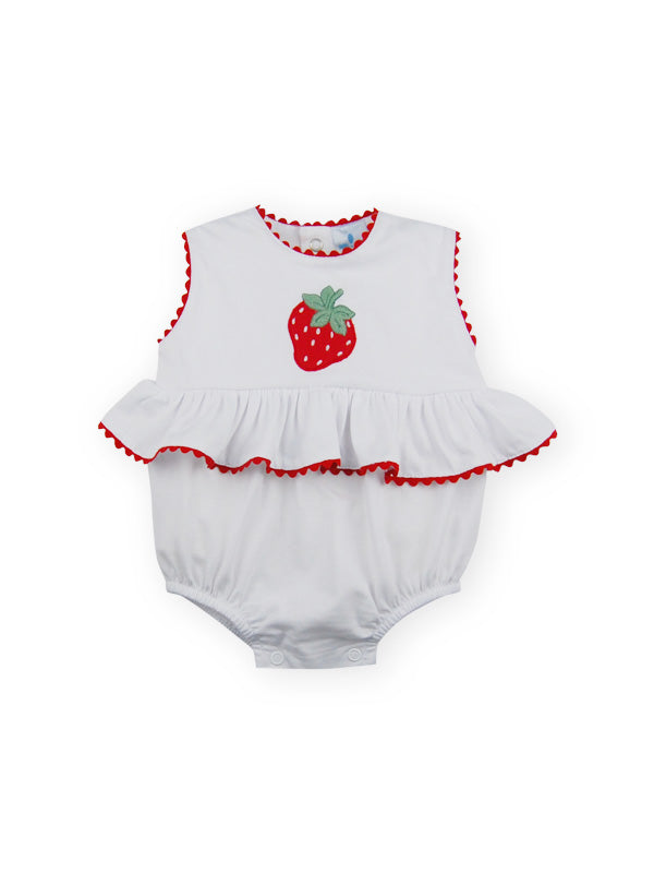 Sardon - White and Red Romper with Strawberry 22CO - 523
