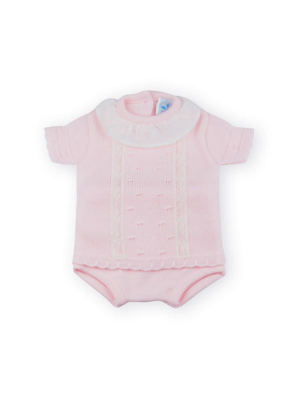 2 Piece Knitted Top and Bloomer Set - 22RF-615