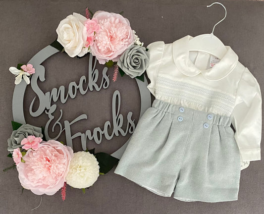 Boys Smocked Short Set - MD642