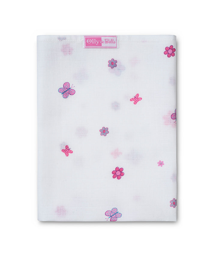 Ollie and Belle - Muslin Square  - 4 Designs