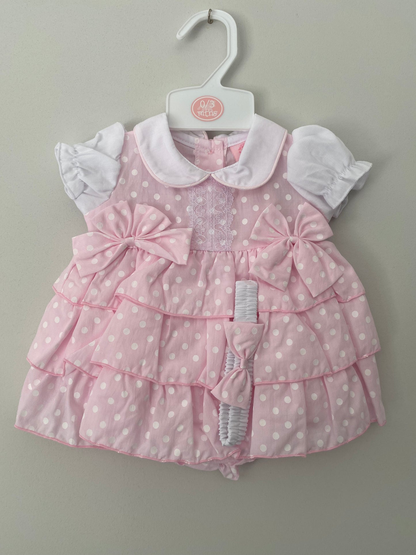3 Piece Spotted Dress Set - W22023A