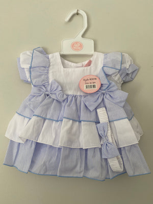 Rock-A-Bye Baby - 3 Piece Stripe Dress set - W22019