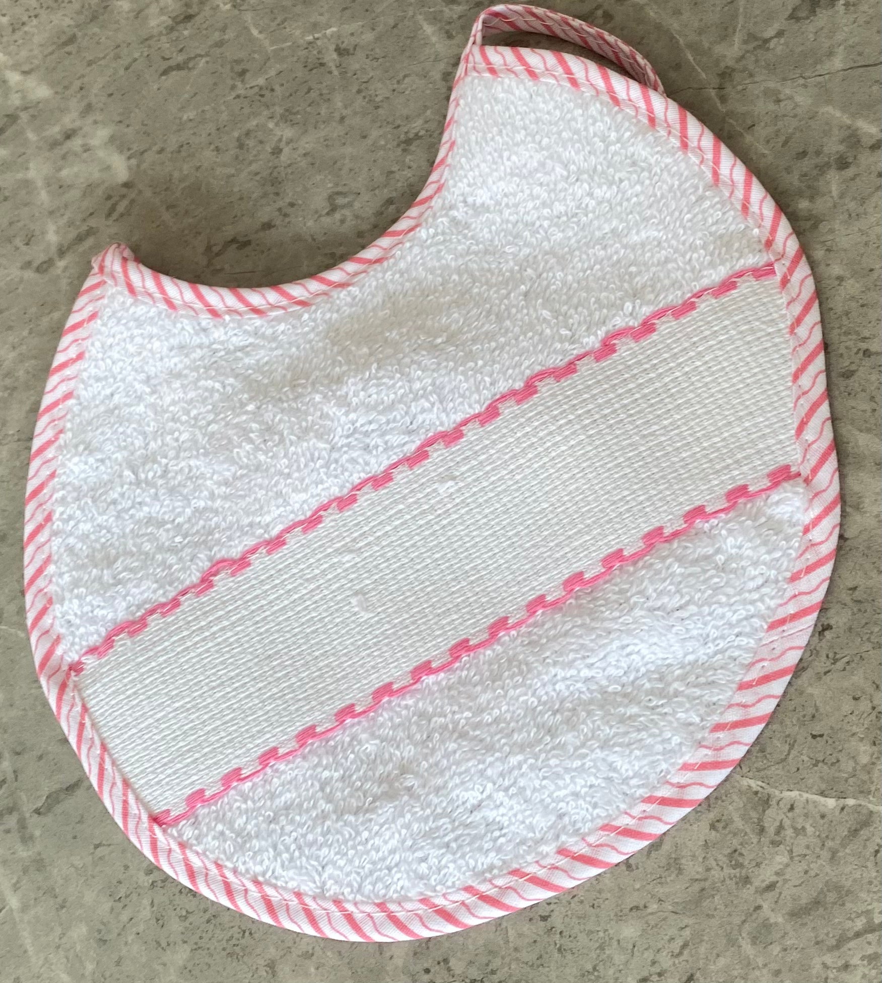 Round and Square personalised baby bibs
