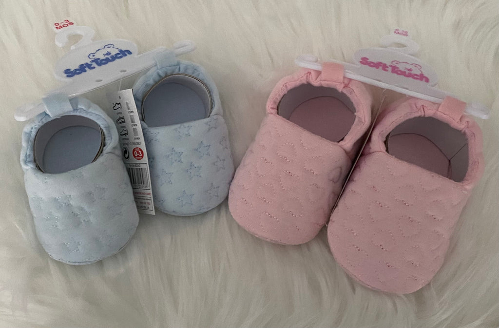 Soft Touch Baby Embroidered Shoe - STB2242