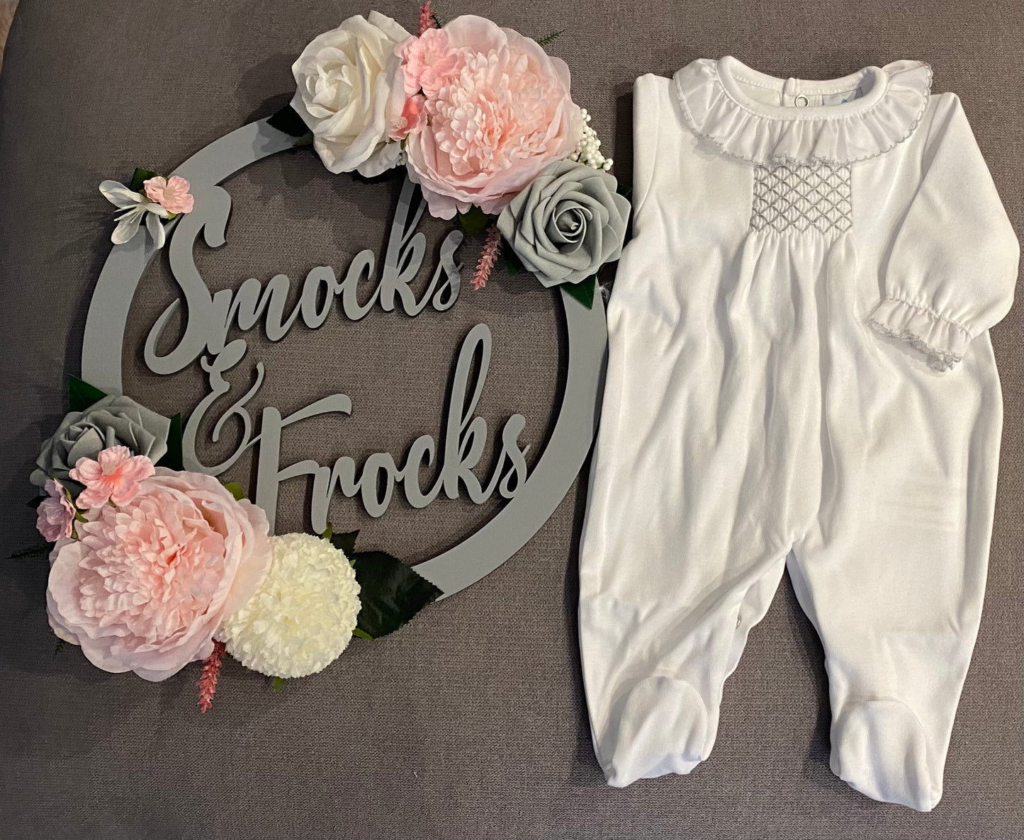 Smocked Babygrow - 022LA-586