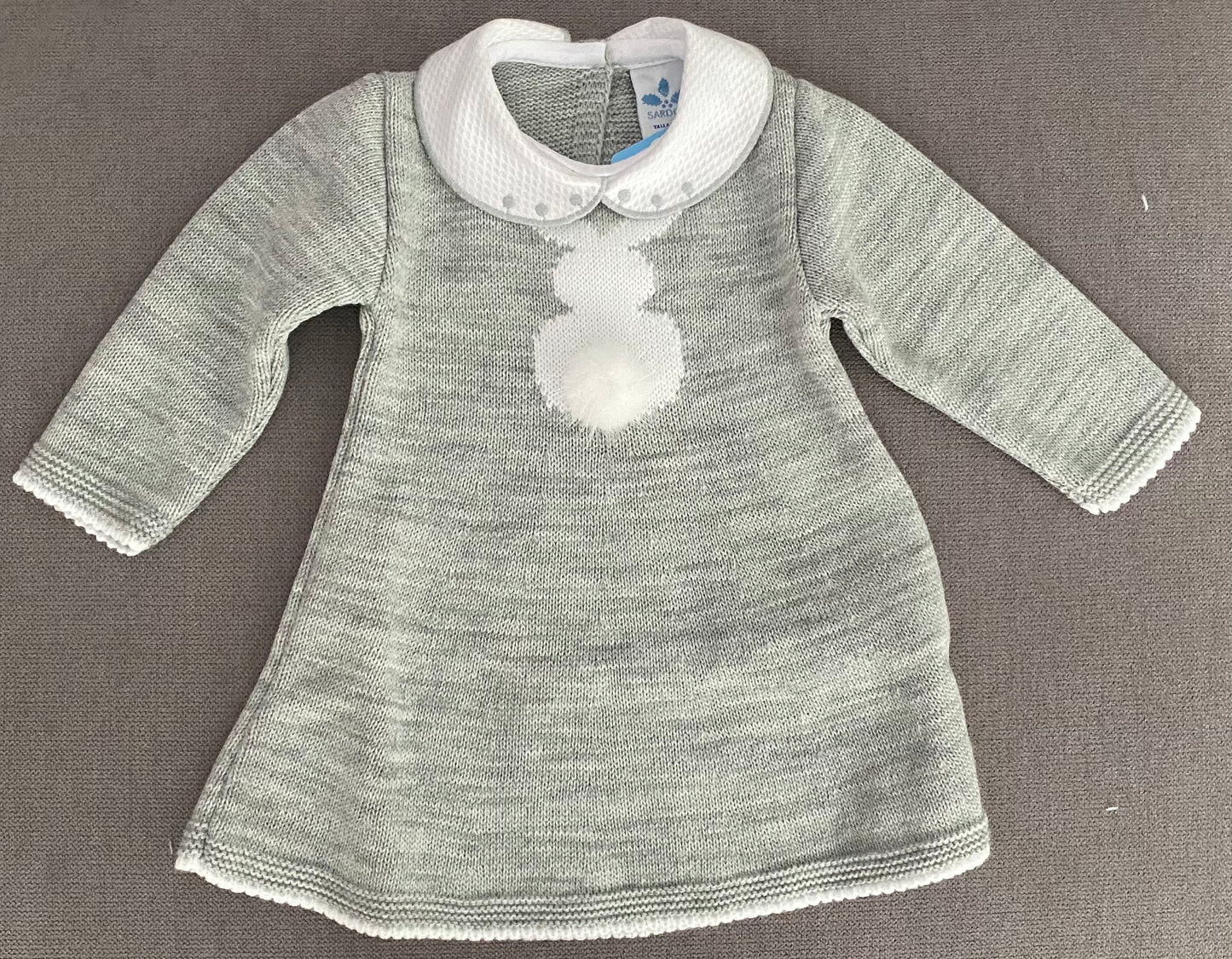 Knitted Dress with Rabbit Detail - 022VE-324