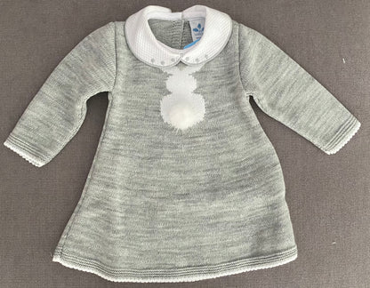 Knitted Dress with Rabbit Detail - 022VE-324