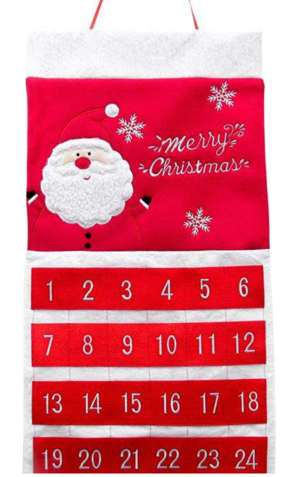 Deluxe Red Santa Advent Calendar