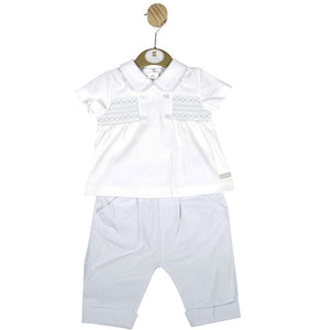 Mintini Baby - 2 Piece Smocked Trouser Set - MB4906