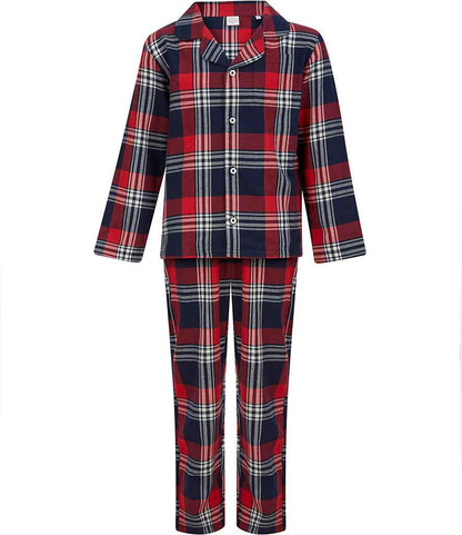 Kids Tartan Lounge Set - SM74