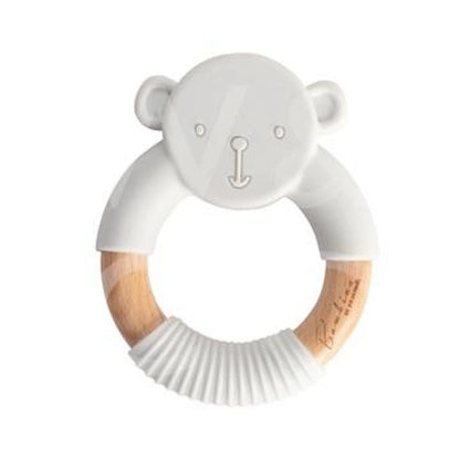 Silicone and Wooden Teether - WBCG1804