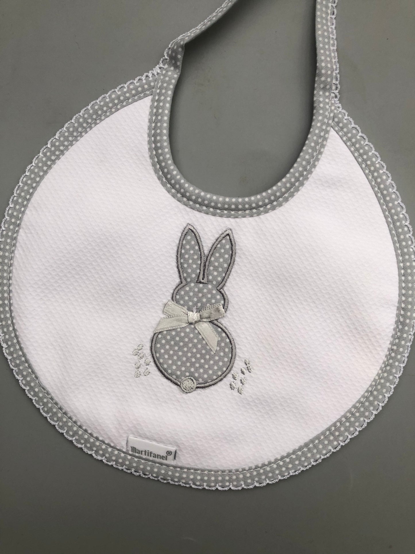 Bunny Embroidered Bibs - BAB5